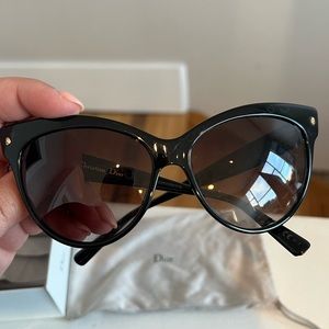 Dior Black Mohotani Cat-Eye Sunglasses